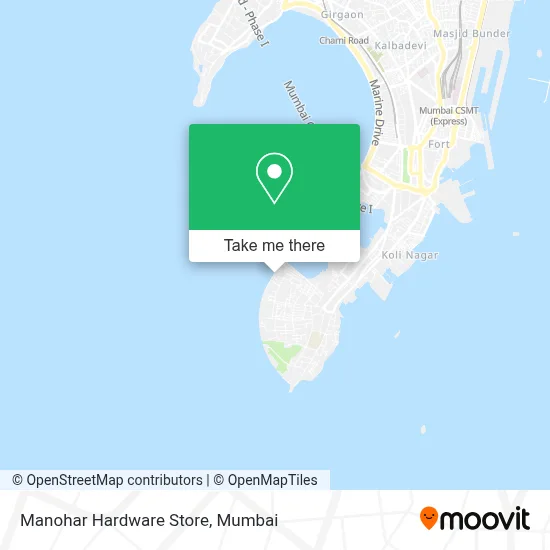 Manohar Hardware Store map
