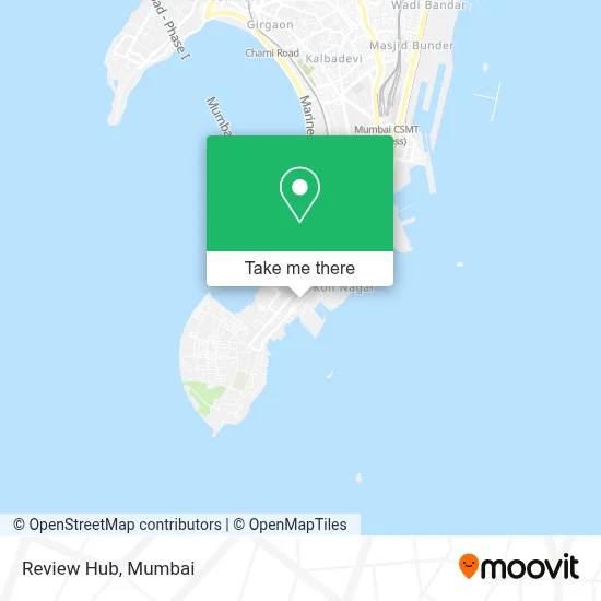 Review Hub map