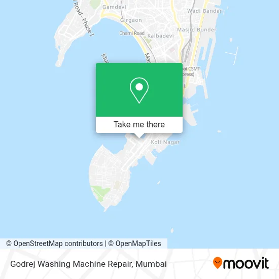 Godrej Washing Machine Repair map