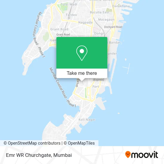 Emr WR Churchgate map