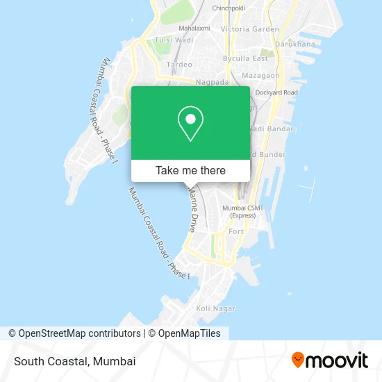 South Coastal map