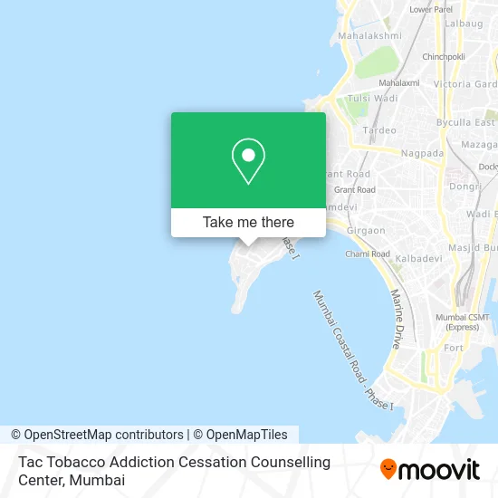 Tac Tobacco Addiction Cessation Counselling Center map