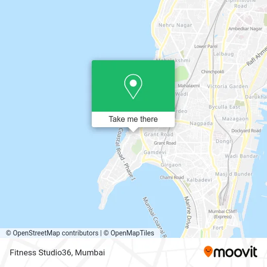 Fitness Studio36 map