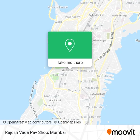 Rajesh Vada Pav Shop map