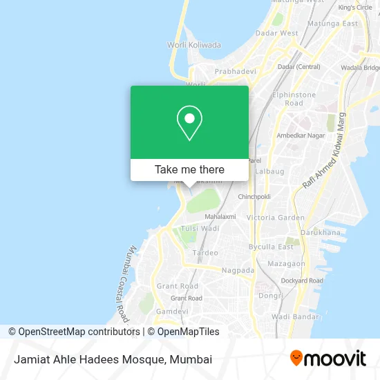 Jamiat Ahle Hadees Mosque map