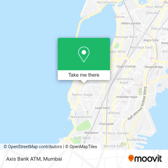 Axis Bank ATM map