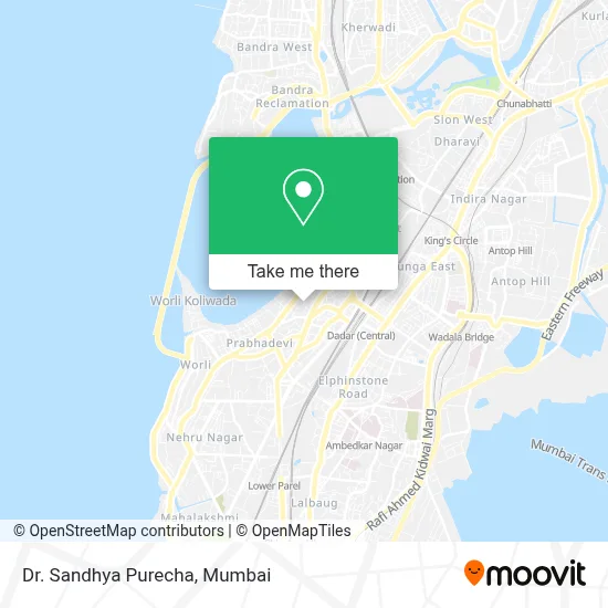 Dr Sandhya Purecha map