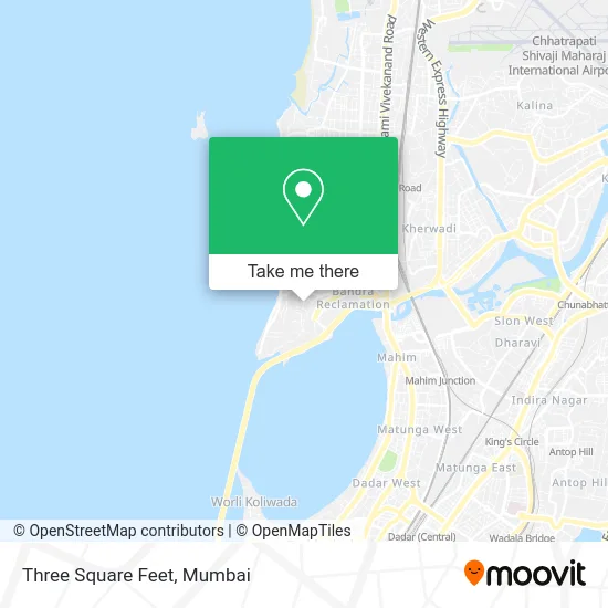 Three Square Feet map