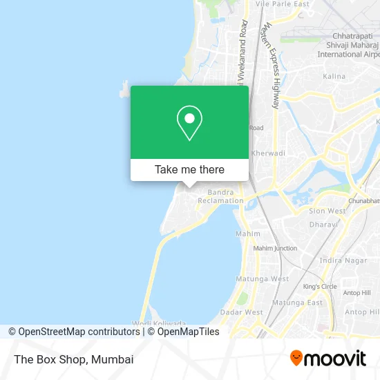 The Box Shop map