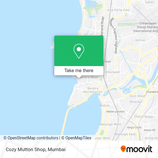 Cozy Mutton Shop map