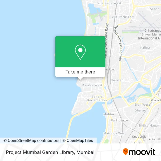 Project Mumbai Garden Library map