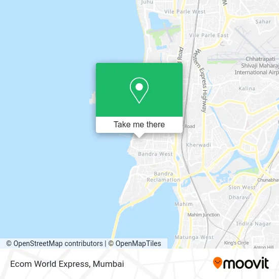 Ecom World Express map