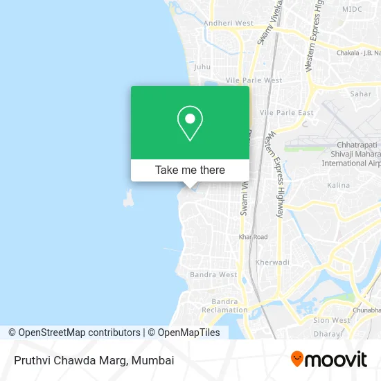 Pruthvi Chawda Marg map