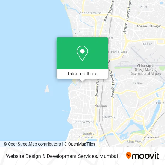 Website Design & Development Services map