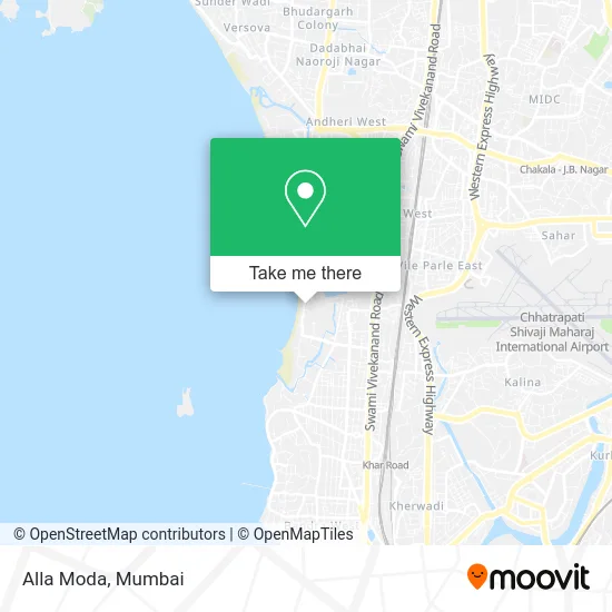 Alla Moda map