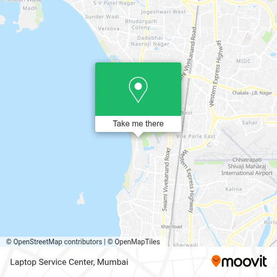 Laptop Service Center map