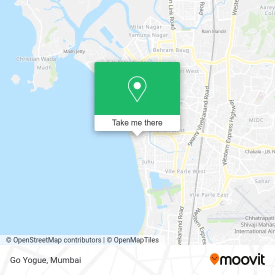 Go Yogue map