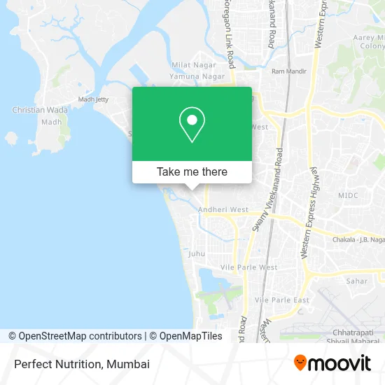 Perfect Nutrition map