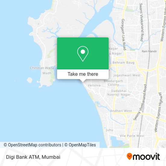 Digi Bank ATM map