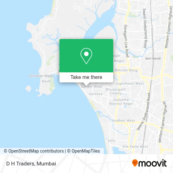 D H Traders map