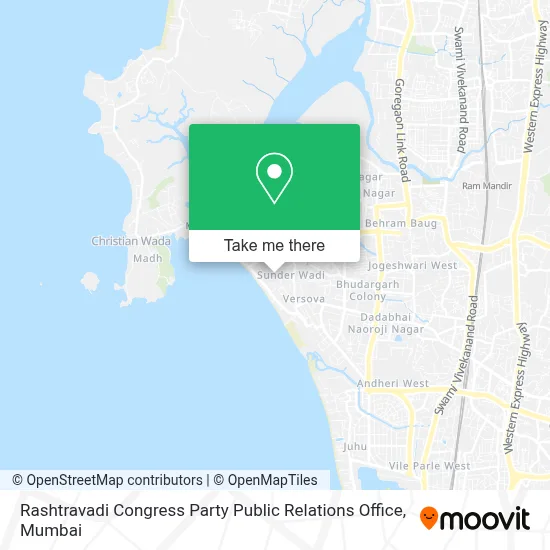 Rashtravadi Congress Party Jansampark Karyalay map