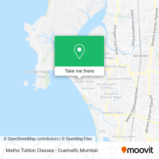 Maths Tuition Classes - Cuemath map