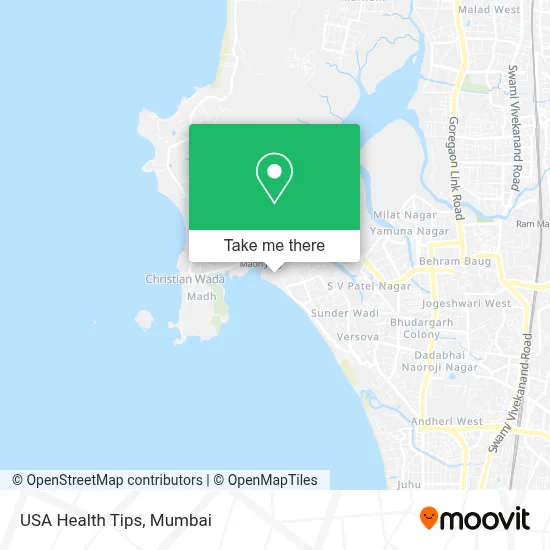 USA Health Tips map