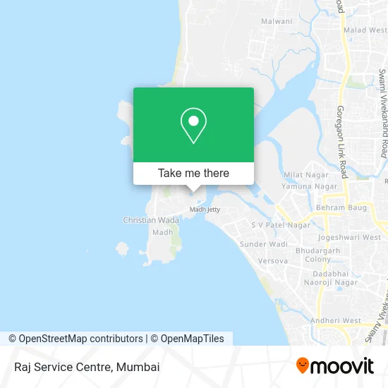 Raj Service Centre map