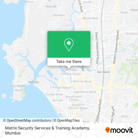 Matrix Security Services & Training Academy map