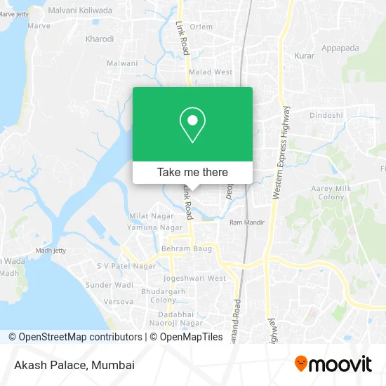 Akash Palace map