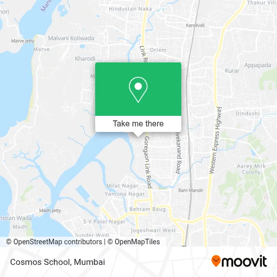 Cosmos School map