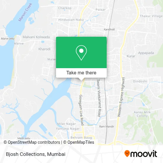 Bjosh Collections map