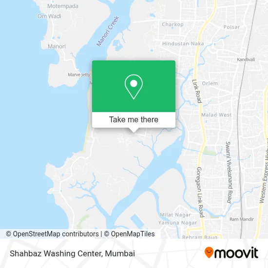 Shahbaz Washing Center map