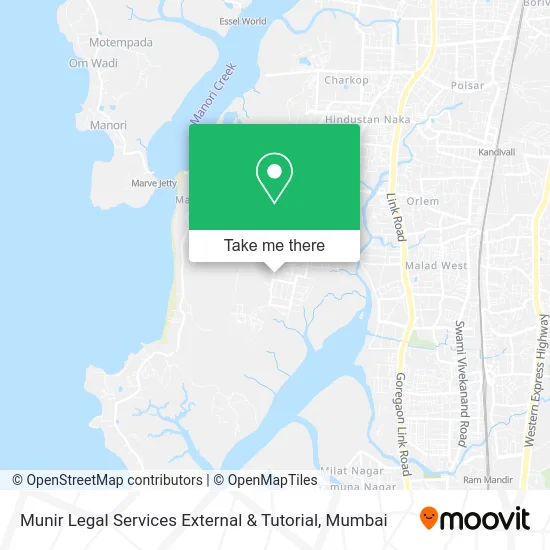 Munir Legal Services External & Tutorial map