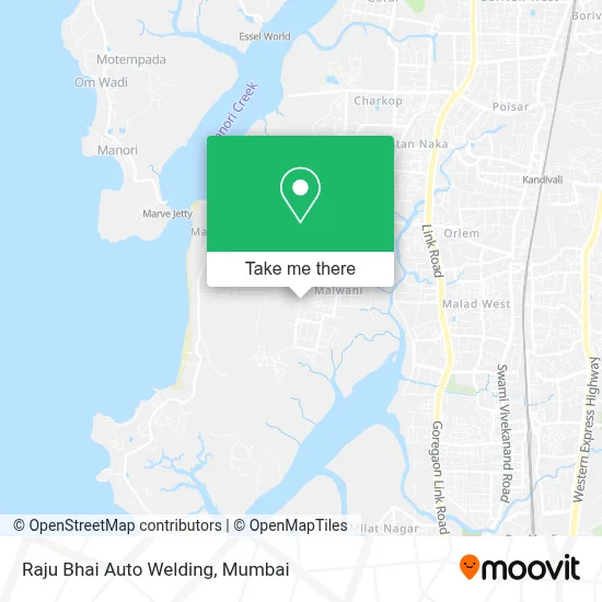 Raju Bhai Auto Welding map