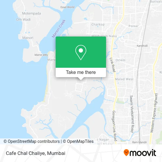 Cafe Chal Chaliye map