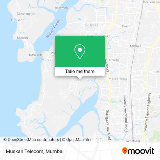 Muskan Telecom map