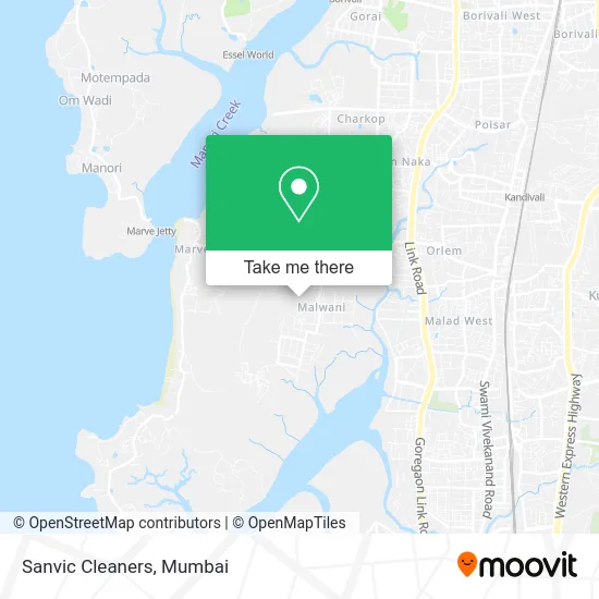 Sanvic Cleaners map