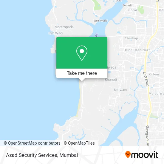 Azad Security Services map