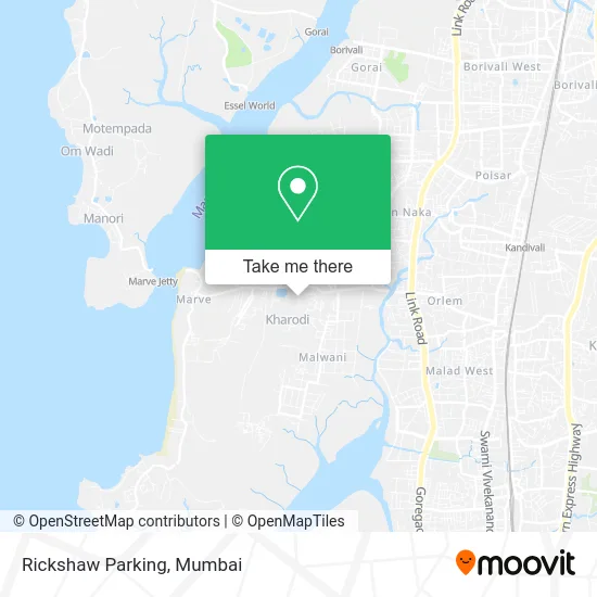 Rickshaw Parking map