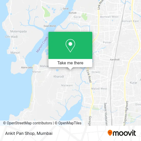 Ankit Pan Shop map