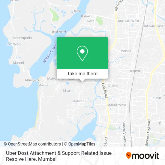 Uber Dost Attachment & Support Related Issue Resolve Here map