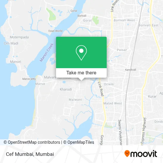 Cef Mumbai map
