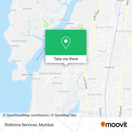 Ridihima Services map