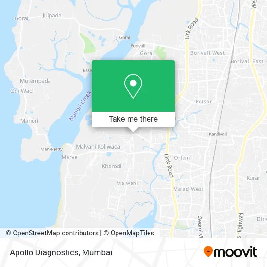 Apollo Diagnostics map