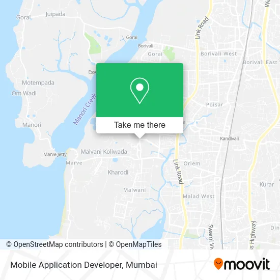 Mobile Application Developer map