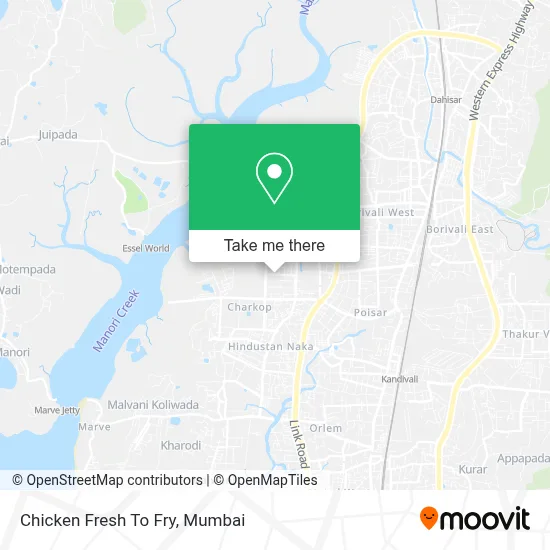 Chicken Fresh To Fry map