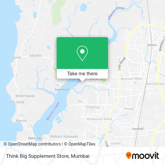 Think Big Supplement Store map