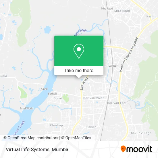 Virtual Info Systems map