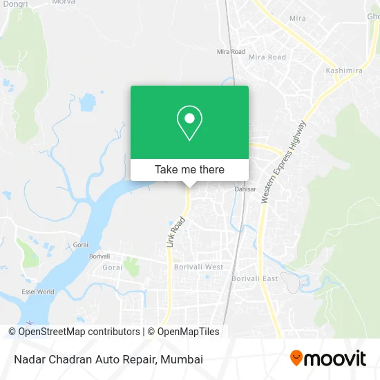 Nadar Chadran Auto Repair map